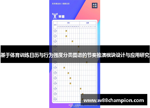 基于体育训练日历与行为强度分类图谱的节奏推演模块设计与应用研究